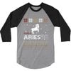 santa aries xhristmas ugly t shirts 3/4 Sleeve Shirt
