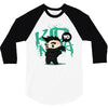 mo hawk ninja 3/4 Sleeve Shirt
