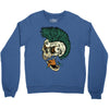 skull punk style Crewneck Sweatshirt