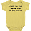 come to the dark side we have cookies t shirt x large funny awesome st Baby Onesie