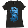 ninja kick ass clash Ladies Fitted T-Shirt