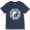 i ching ying and yang V-Neck Tee