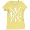 nyhc new york hardcore funny Ladies Fitted T-Shirt