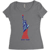 4th of july Women's Triblend Scoop T-shirt