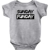 sunday funday t shirt funny jersey shore football Baby Onesie