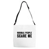 Normal People Scare Me Adjustable Strap Totes