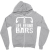 life behind bars cycling Zipper Hoodie