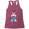 wild aztec monster Racerback Tank