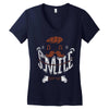 keep smile everyday Women's V-Neck T-Shirt