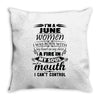 I Am A June Women Throw Pillow