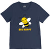 bee happy V-Neck Tee