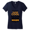 I Never Imagined I Would Be A Super Cool Autism Mom But Here I Am Kill Women's V-Neck T-Shirt