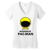 monsieur pacman Women's V-Neck T-Shirt