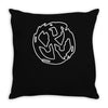 pennywise punk rock retro Throw Pillow