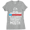 Donald trump The D Is Missing Ladies Fitted T-Shirt