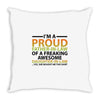 i'm a proud father in law Throw Pillow