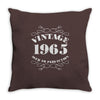 gift boxed vintage 1965 50th birthday Throw Pillow