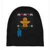 cookie monster gingerbread man ugly christmas sweater Baby Beanies