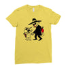 cat vs mouse Ladies Fitted T-Shirt
