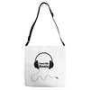 feed me beats Adjustable Strap Totes