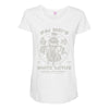 white lotus Maternity Scoop Neck T-shirt