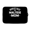 world's best maltese mom Laptop sleeve