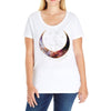 Space Skeleton Ladies Curvy T-Shirt