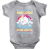 I Wish I Were a Unicorn So I Could Stab Idiots with My Head Baby Bodysuit