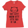 weird kitty Ladies Fitted T-Shirt