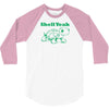 shell yeah turtle 3/4 Sleeve Shirt