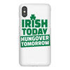 hungover tomorrow best trending iPhoneX Case