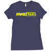 fake taxi Ladies Fitted T-Shirt