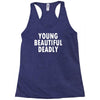 young beautiful deadly Racerback Tank