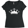 Queens Are Born In February Women's Triblend Scoop T-shirt