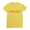 bitcoin Ladies Fitted T-Shirt