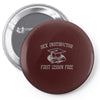 sex instructor Pin-back button