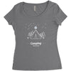 Camping Women's Triblend Scoop T-shirt