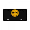 funny smiley face License Plate