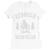 redneck nightclub Ladies Fitted T-Shirt