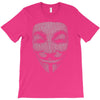 v for vendetta mask guy fawkes cool girls womens cotton t shirt dw01 T-Shirt