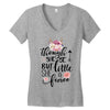 Tough She Be But Little She Is Fierce Women's V-Neck T-Shirt