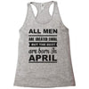 all men are created equal april Racerback Tank