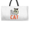 This Girl Loves Her Cat Weekender Totes