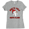 north pole santa claus Ladies Fitted T-Shirt