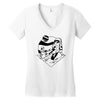 easter island Women's V-Neck T-Shirt