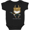 hello avengers Baby Bodysuit