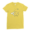 cute bunny Ladies Fitted T-Shirt