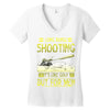 long range shooting Women's V-Neck T-Shirt