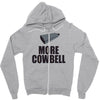 more cowbell (2) Zipper Hoodie