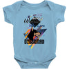 who loves doberman Baby Bodysuit